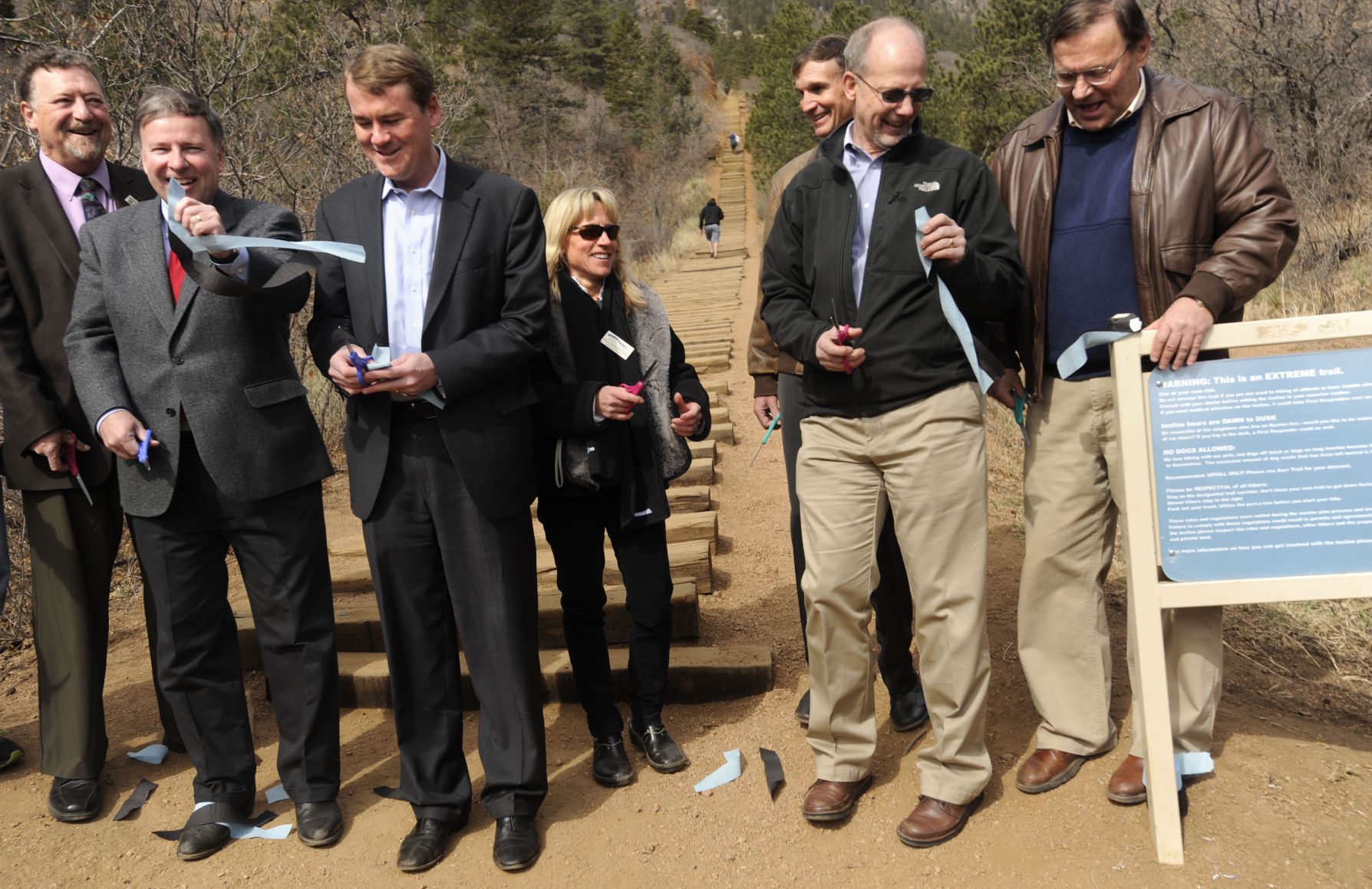 manitou incline ribbon cutting